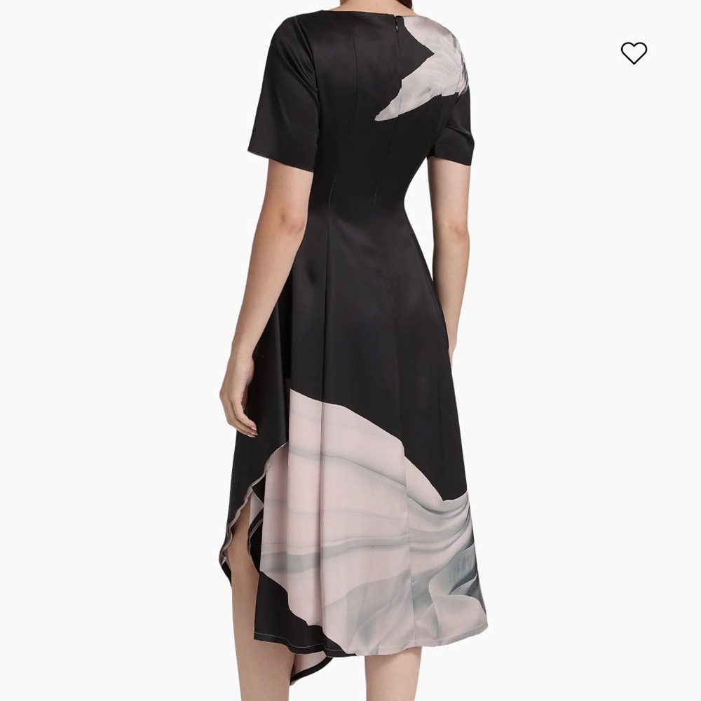 Elegant Jason Wu  Draped Midi Dress size 8 - Picture 4 of 10
